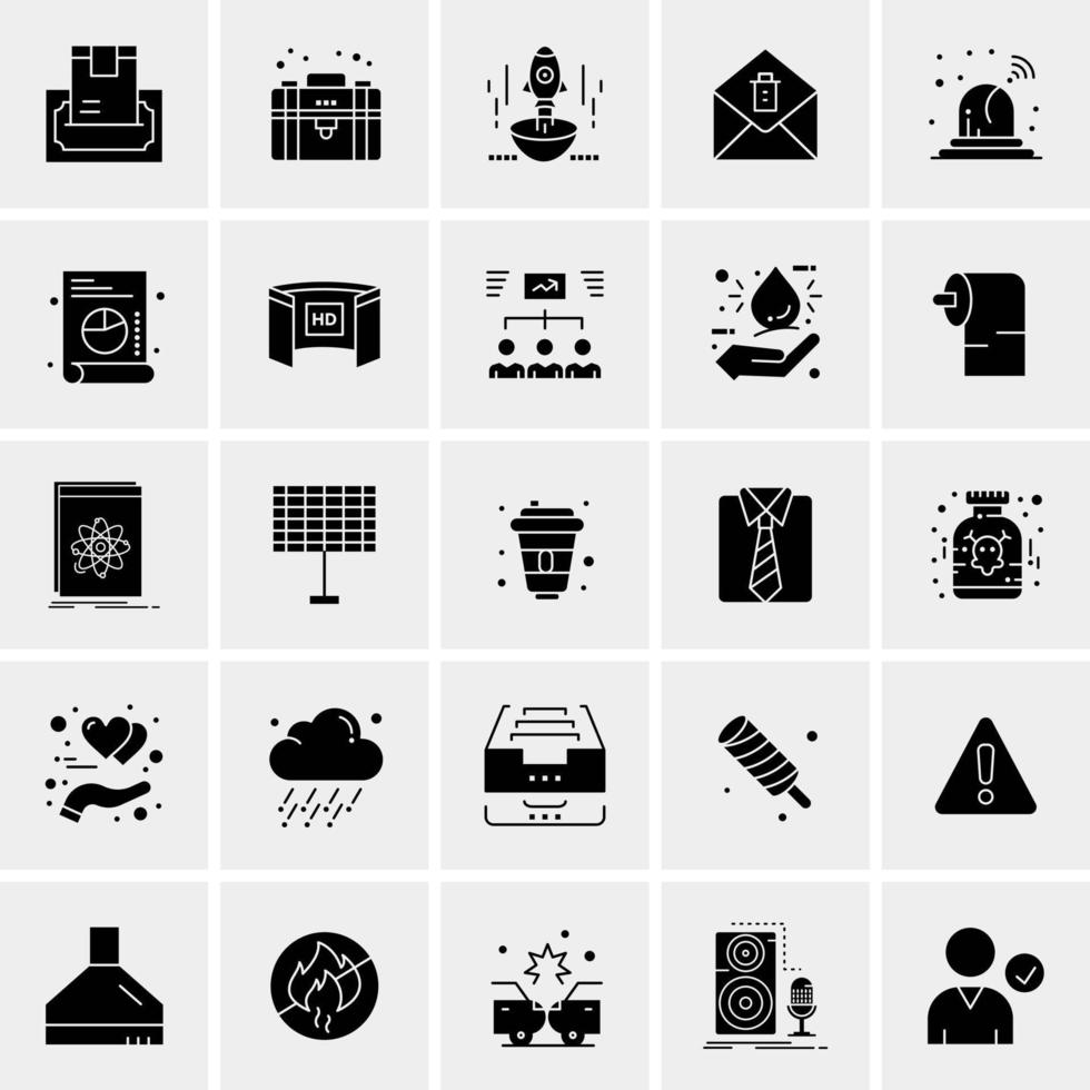 25 universelle Business-Icons Vektor kreative Icon-Illustration zur Verwendung in Web- und Mobilprojekten