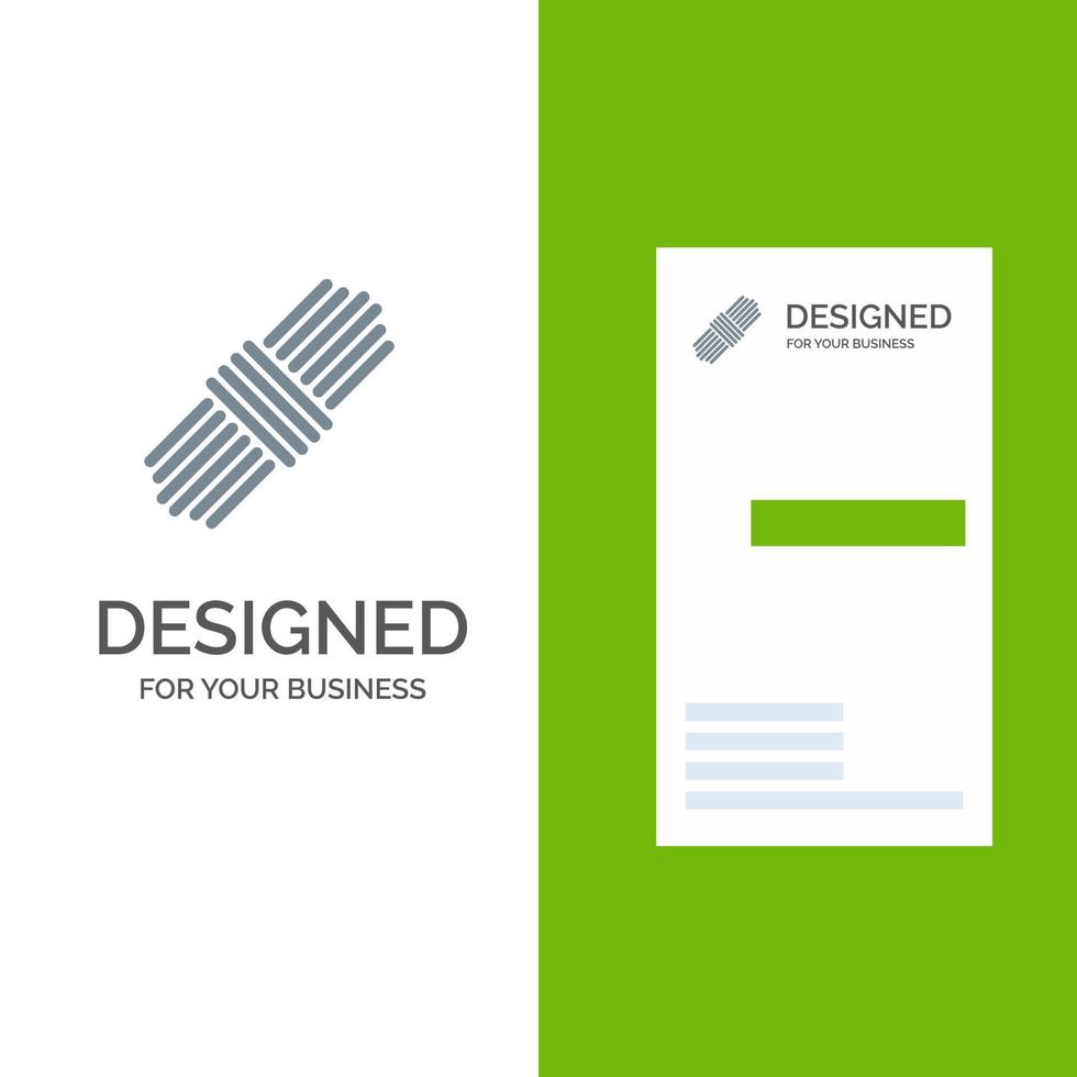 rep packa uppsättning grå logotyp design och företag kort mall vektor