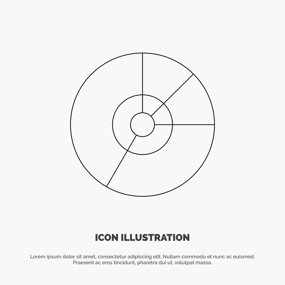 paj företag Diagram diagram finansiera Graf statistik linje ikon vektor