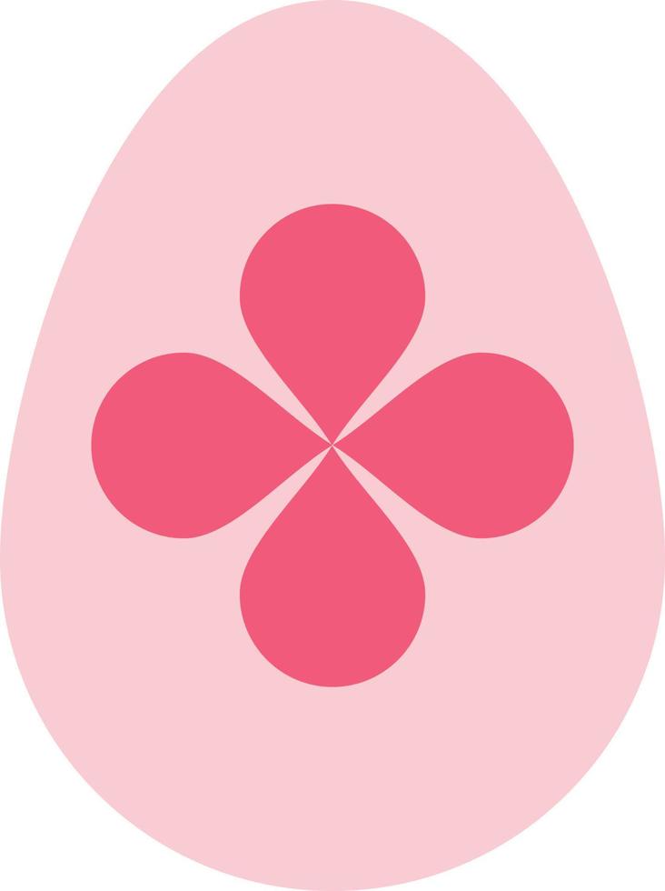 dekoration ostern osterei ei flache farbe symbol vektor symbol banner vorlage