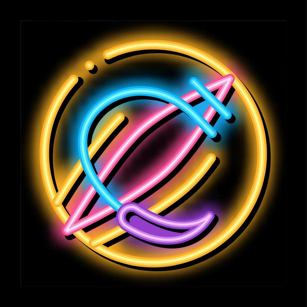 tränen während der geburtstrauma neonlicht symbol illustration vektor