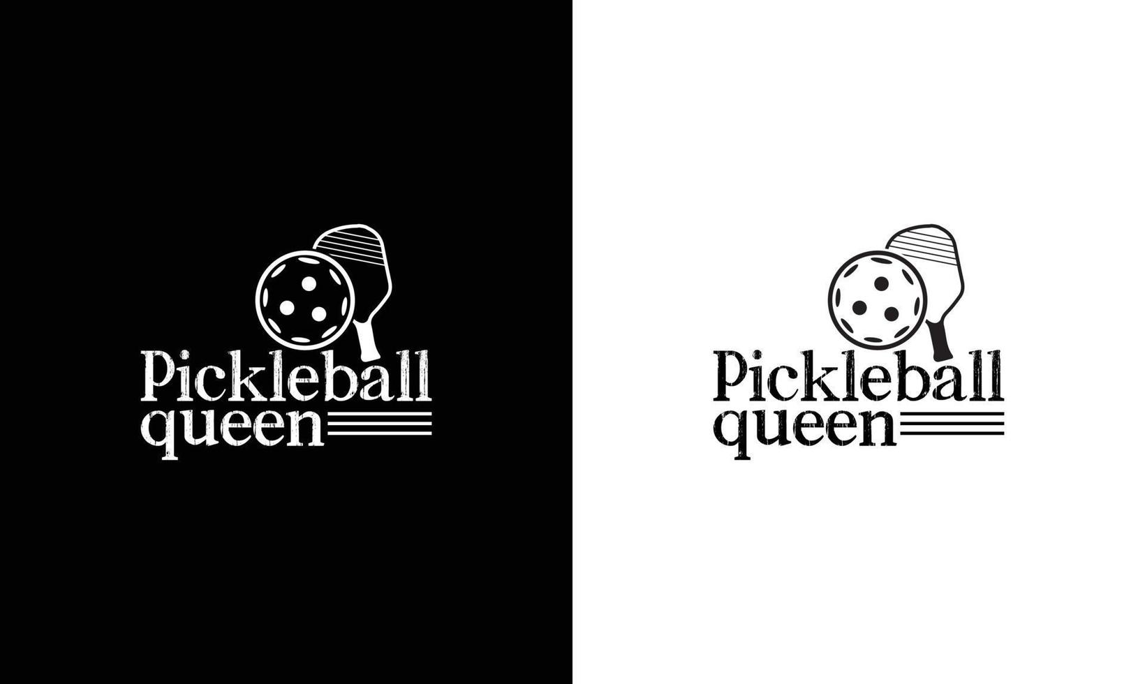 Pickleball-Zitat-T-Shirt-Design, Typografie vektor