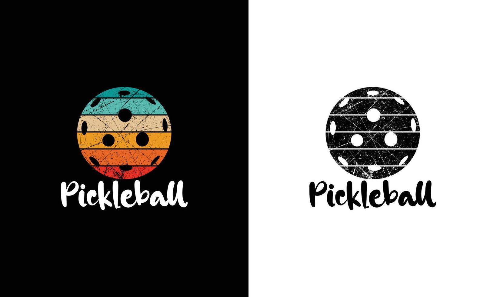 Pickleball-Zitat-T-Shirt-Design, Typografie vektor