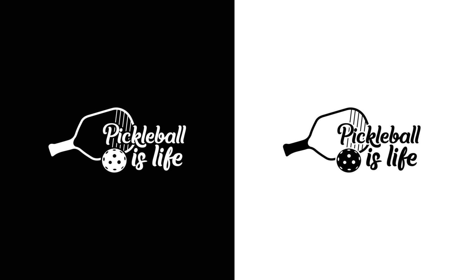 Pickleball-Zitat-T-Shirt-Design, Typografie vektor