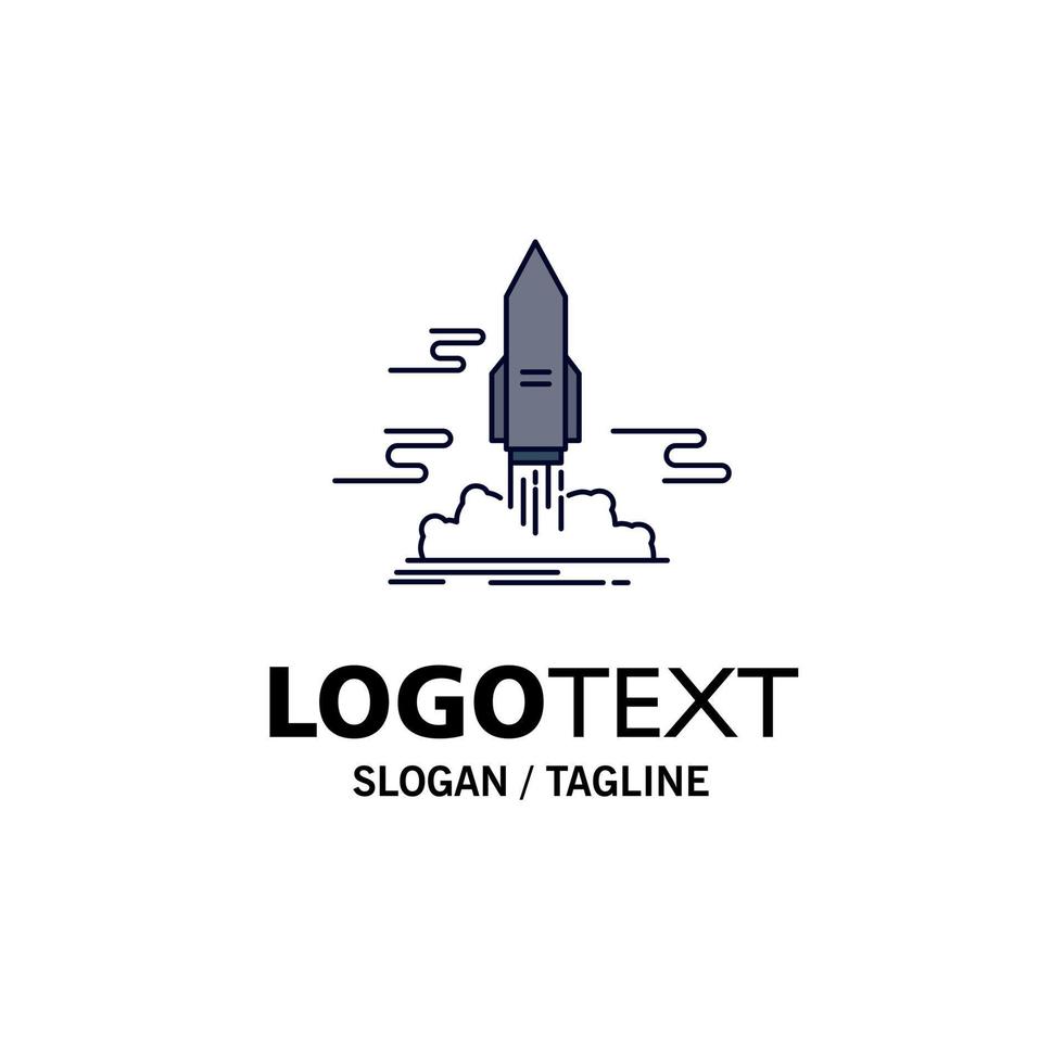 lansera publicera app shuttle Plats platt Färg ikon vektor