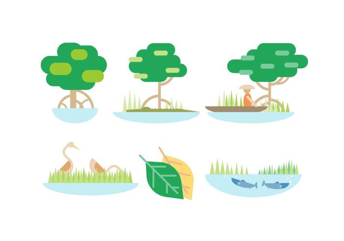 Gratis Mangrove Vector