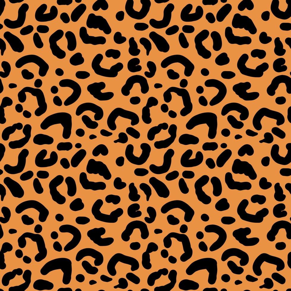 Tarnung Leopard Vektor nahtlose Muster gelber Hintergrund stilvoller Druck. Vektor-Illustration