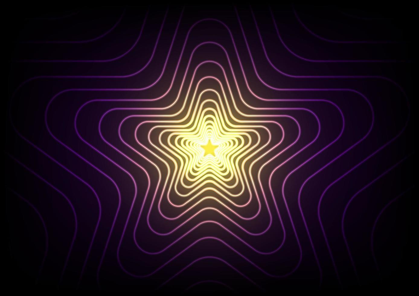 aura stern glänzende welle lila bewegung cyberspace hintergrund vektor