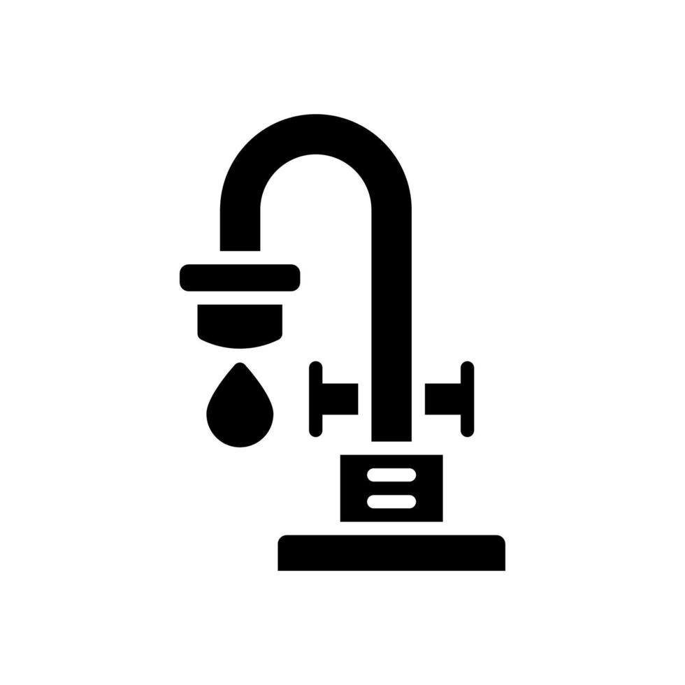 Wasserhahn-Symbol für Ihre Website, Ihr Handy, Ihre Präsentation und Ihr Logo-Design. vektor