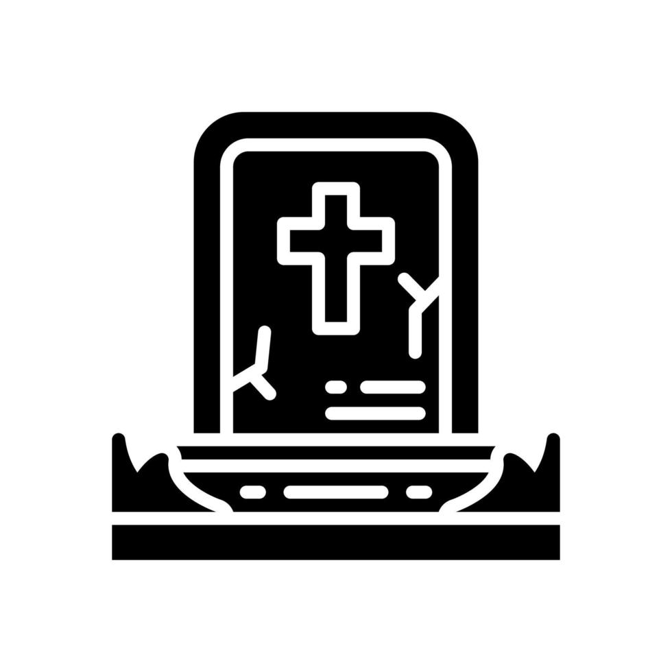 gravsten ikon för din hemsida, mobil, presentation, och logotyp design. vektor