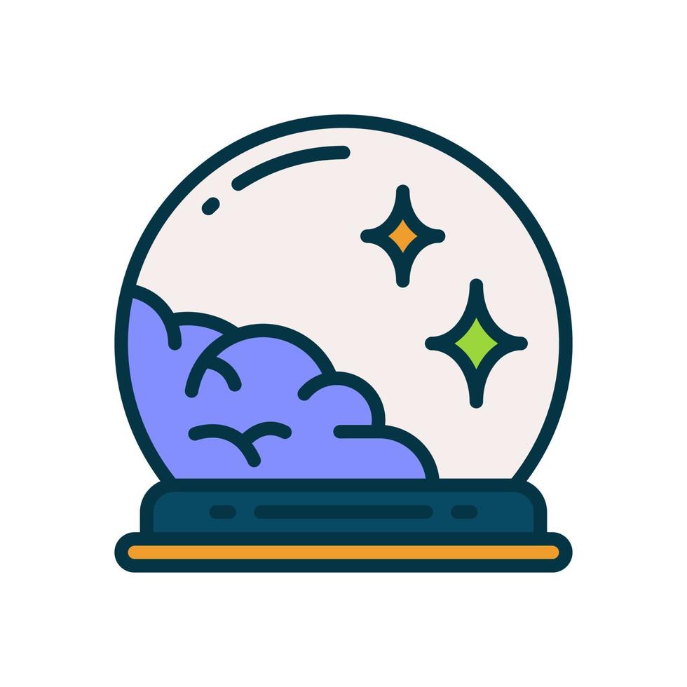 magi boll ikon för din hemsida, mobil, presentation, och logotyp design. vektor
