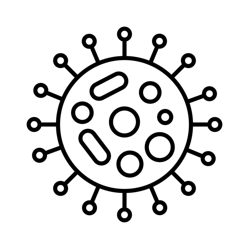 coronavirus-ikon vektor