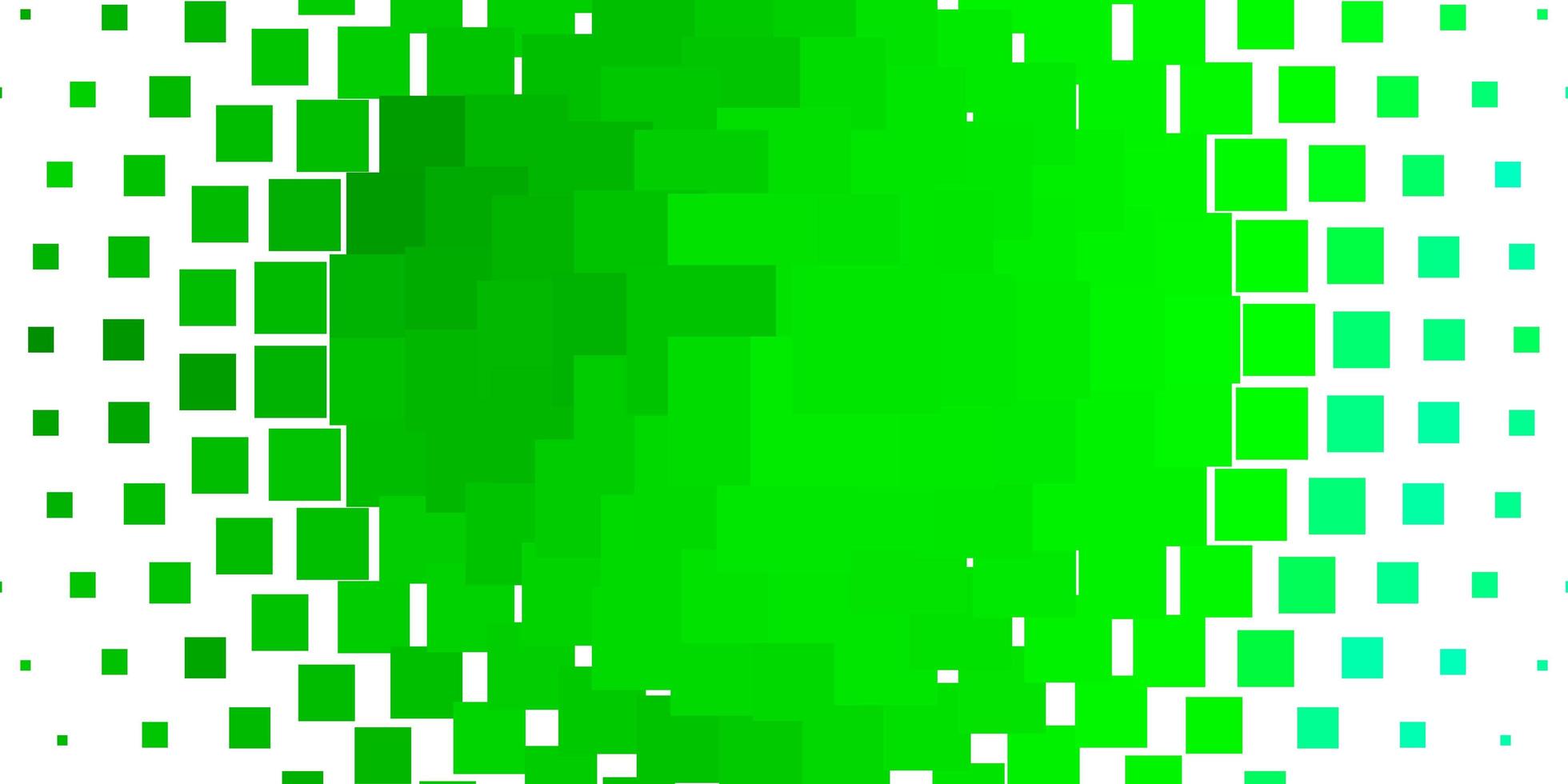 hellgrüne Vektorschablone in Rechtecken. vektor