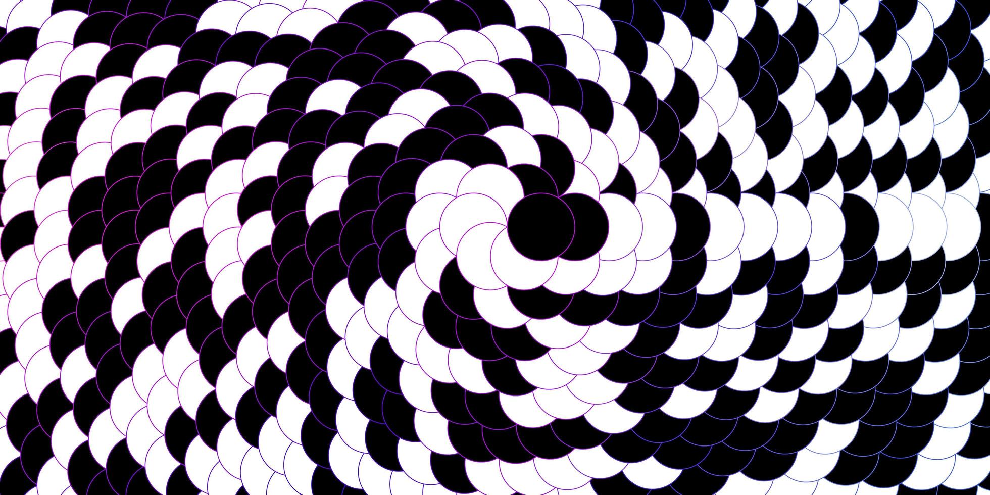 dunkelblauer, roter Vektorhintergrund mit Kreisen. vektor