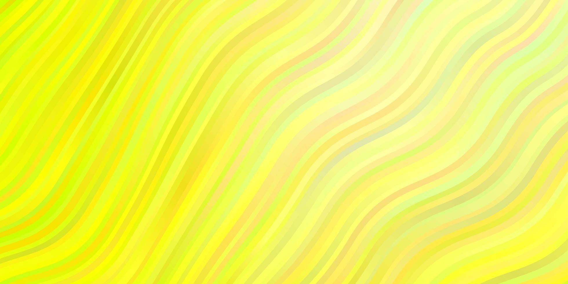 ljusgrön, gul vektorstruktur med cirkelbåge. vektor