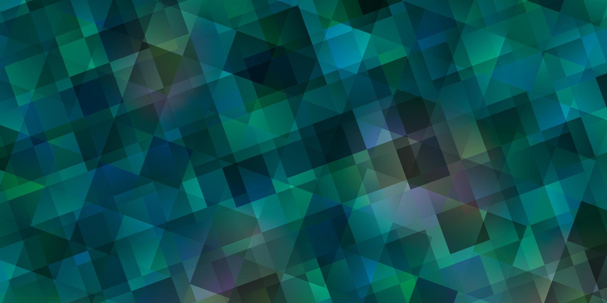 hellblauer, grüner Vektorhintergrund mit polygonalem Stil. vektor