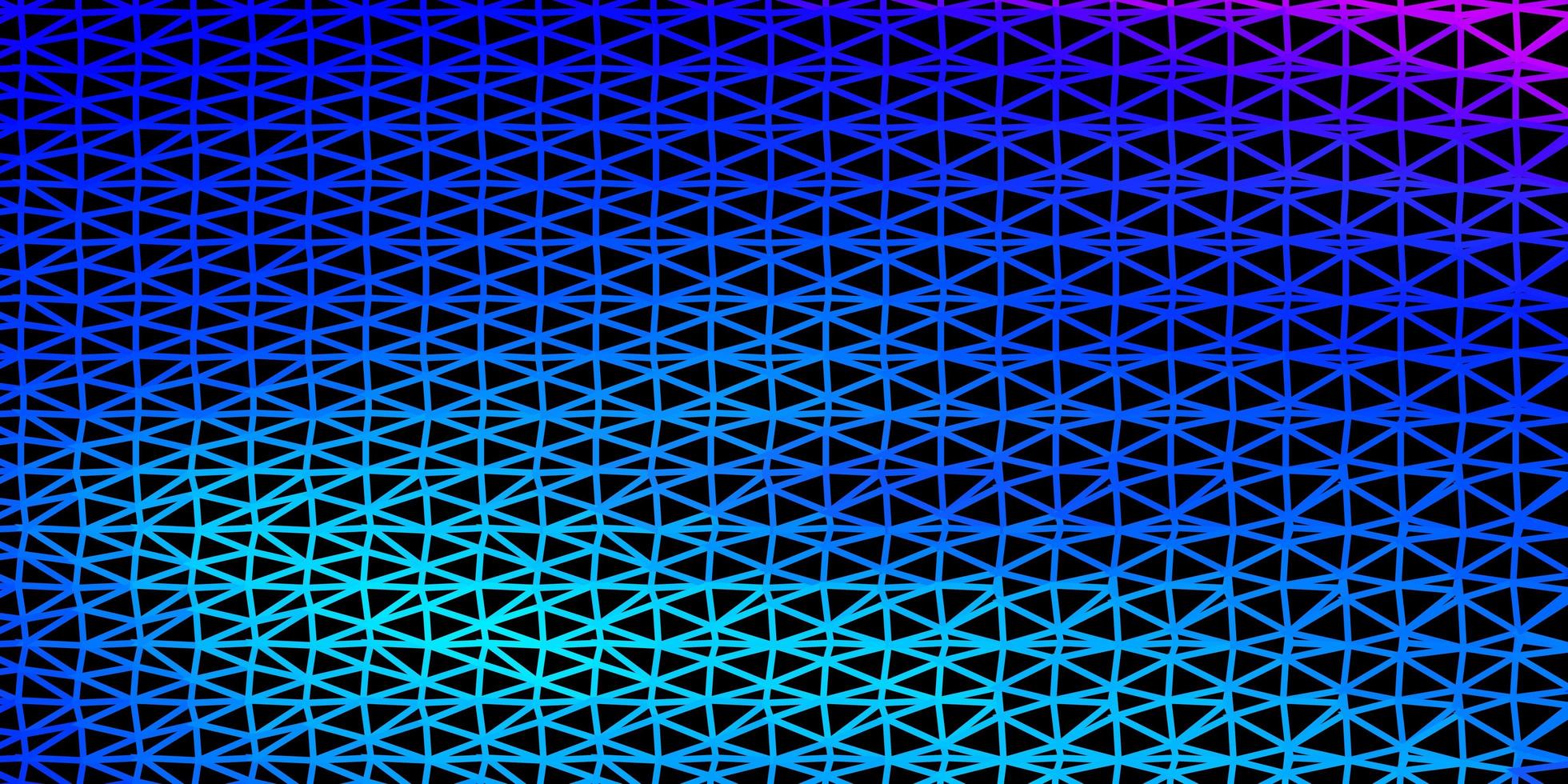 ljusrosa, blå vektor triangel mosaik bakgrund.