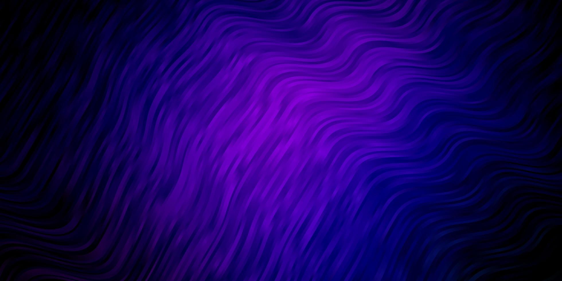mörkrosa, blå vektormönster med sneda linjer. vektor