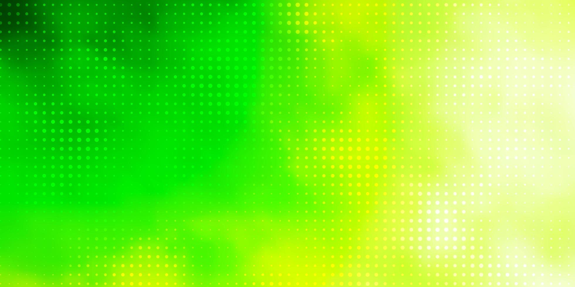hellgrüne Vektorschablone mit Kreisen. vektor