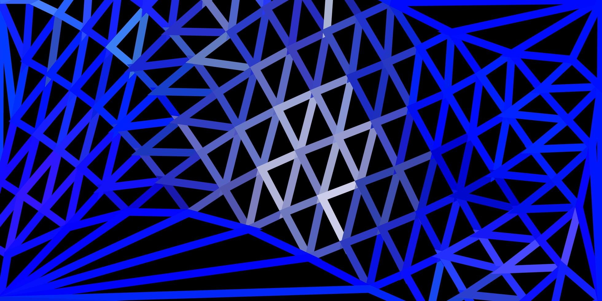 ljusblå vektor gradient polygon layout.