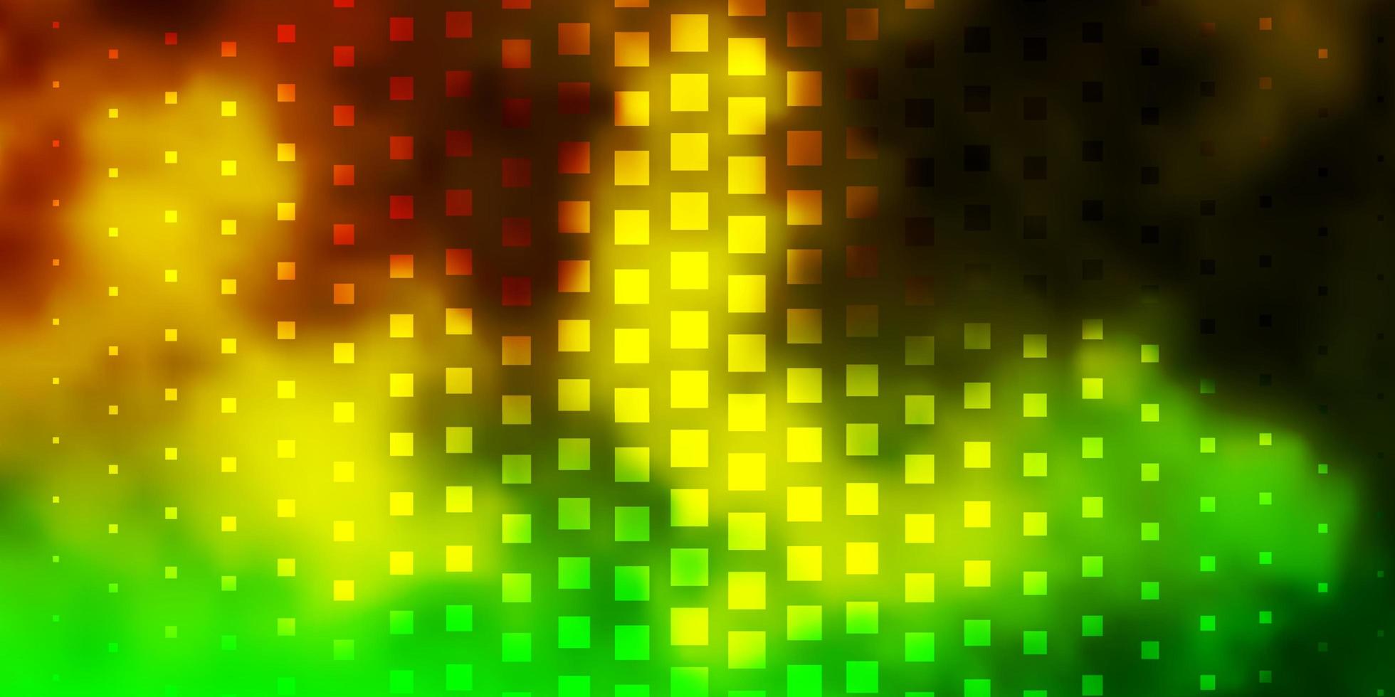 hellgrünes, gelbes Vektorlayout mit Linien, Rechtecken. vektor