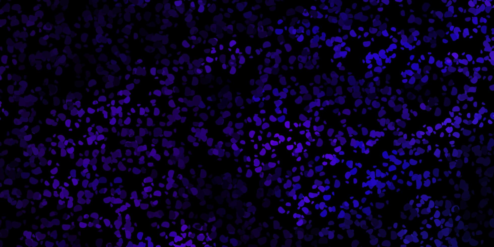 dunkelviolette Vektorschablone mit abstrakten Formen. vektor