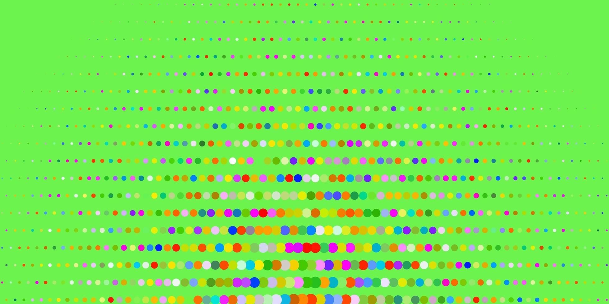 dunkles mehrfarbiges Vektorlayout mit Kreisformen. vektor