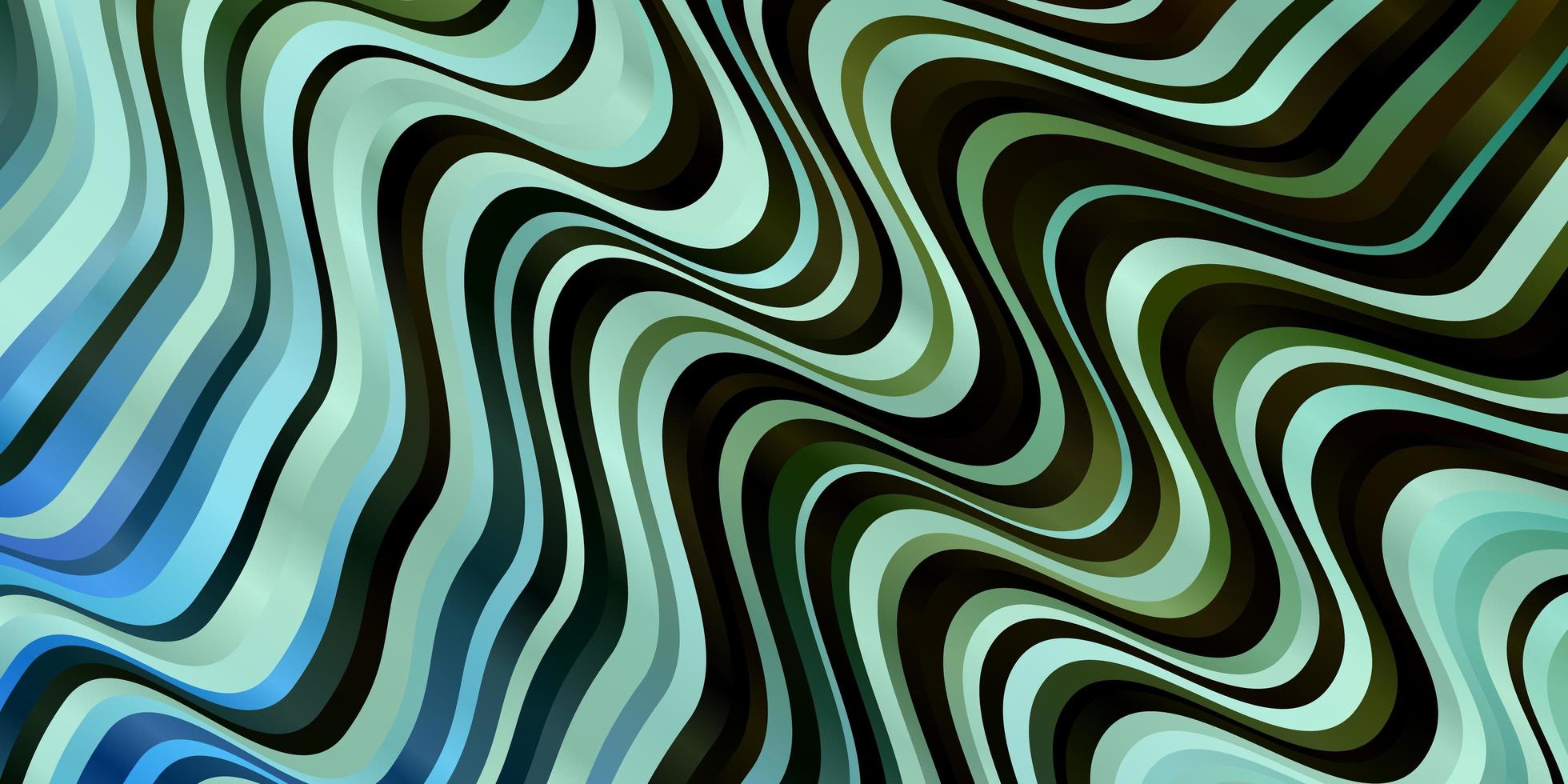 ljusblå, grön vektorbakgrund med sneda linjer. vektor