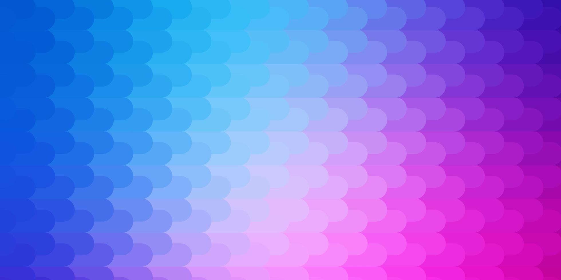 hellrosa, blauer Vektorhintergrund mit Linien. vektor