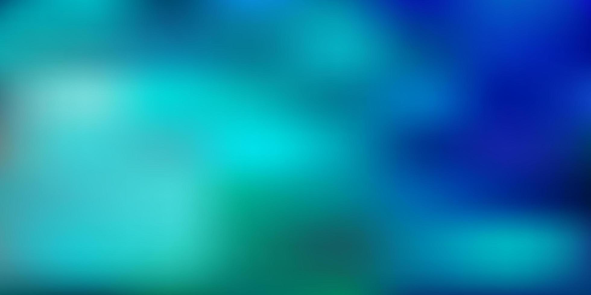 hellblauer, grüner Vektor unscharfer Hintergrund.