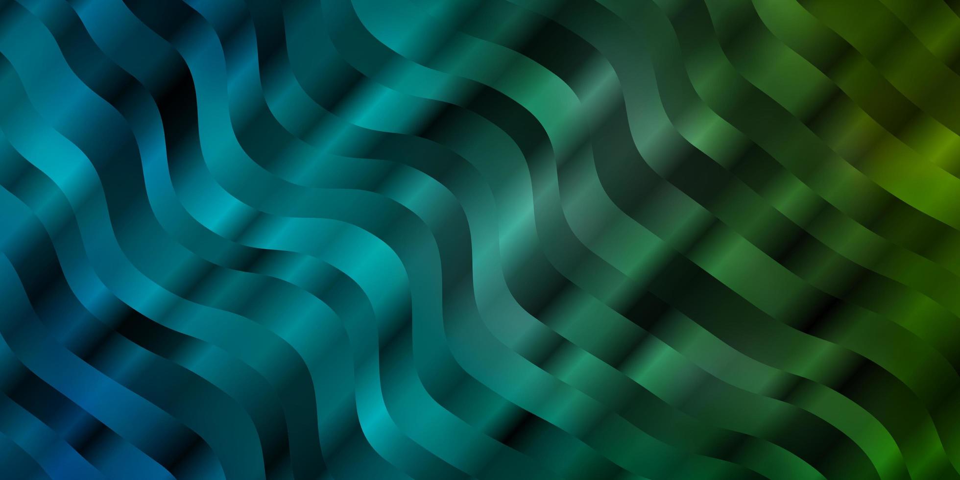 ljusblå, grön vektorbakgrund med bågar. vektor
