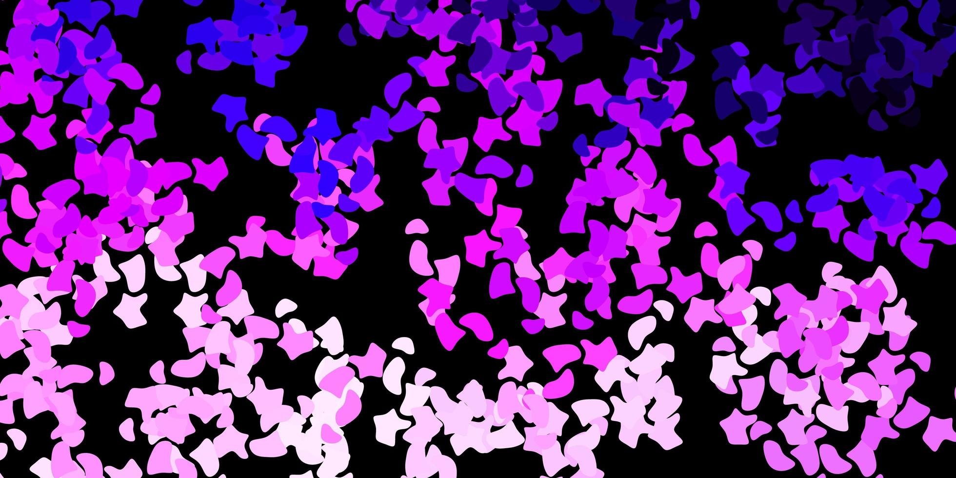 mörk lila, rosa vektor konsistens med memphis former.