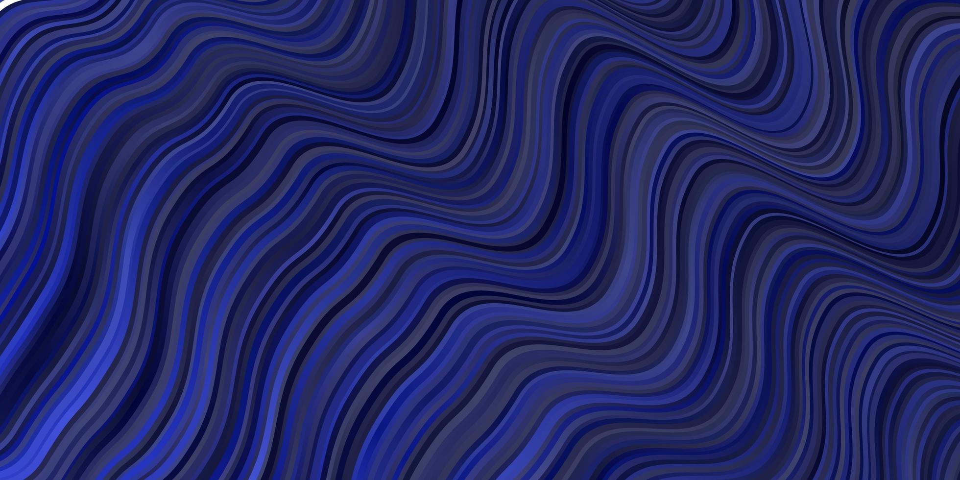 dunkelblauer Vektorhintergrund mit Kreisbogen. vektor