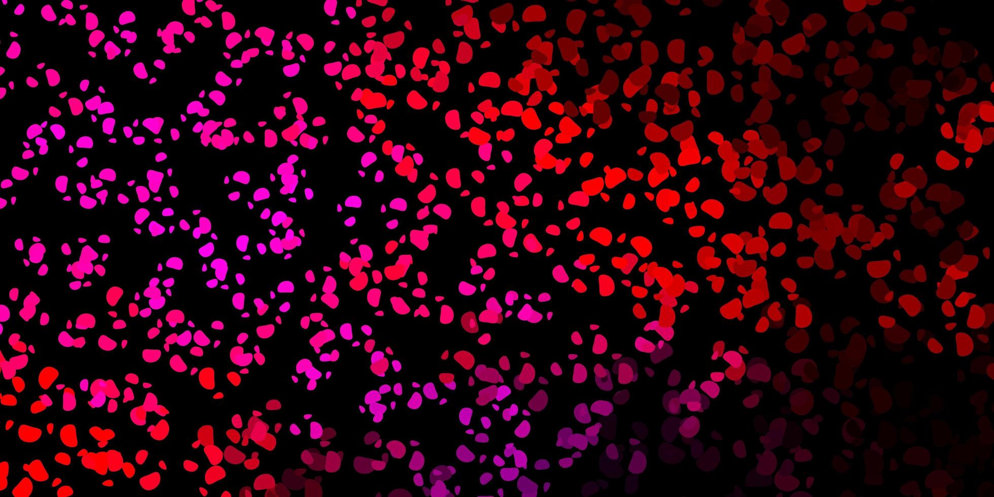 dunkelviolette, rosa Vektorschablone mit abstrakten Formen. vektor