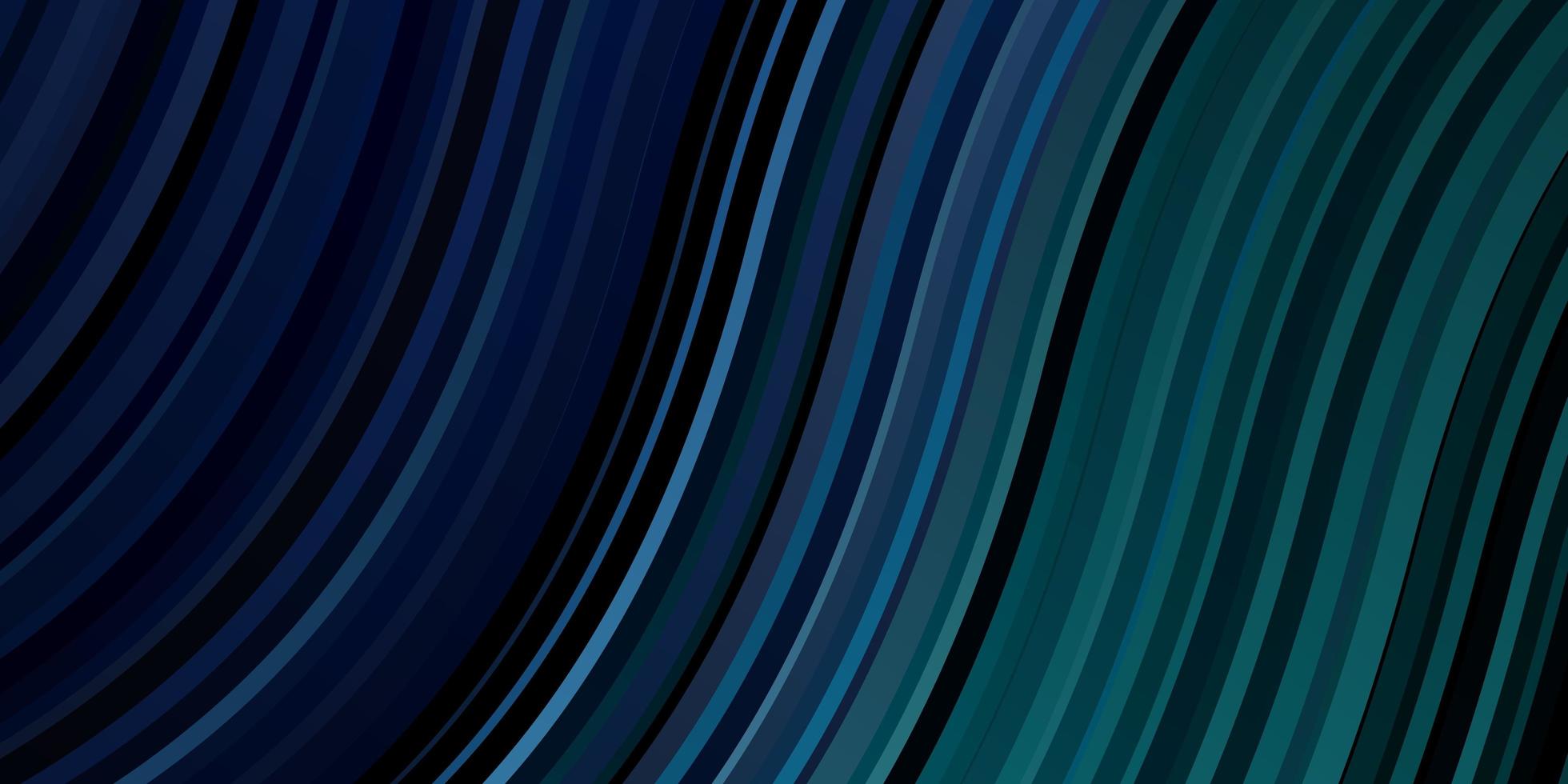 mörkblå, grön vektorlayout med sneda linjer. vektor
