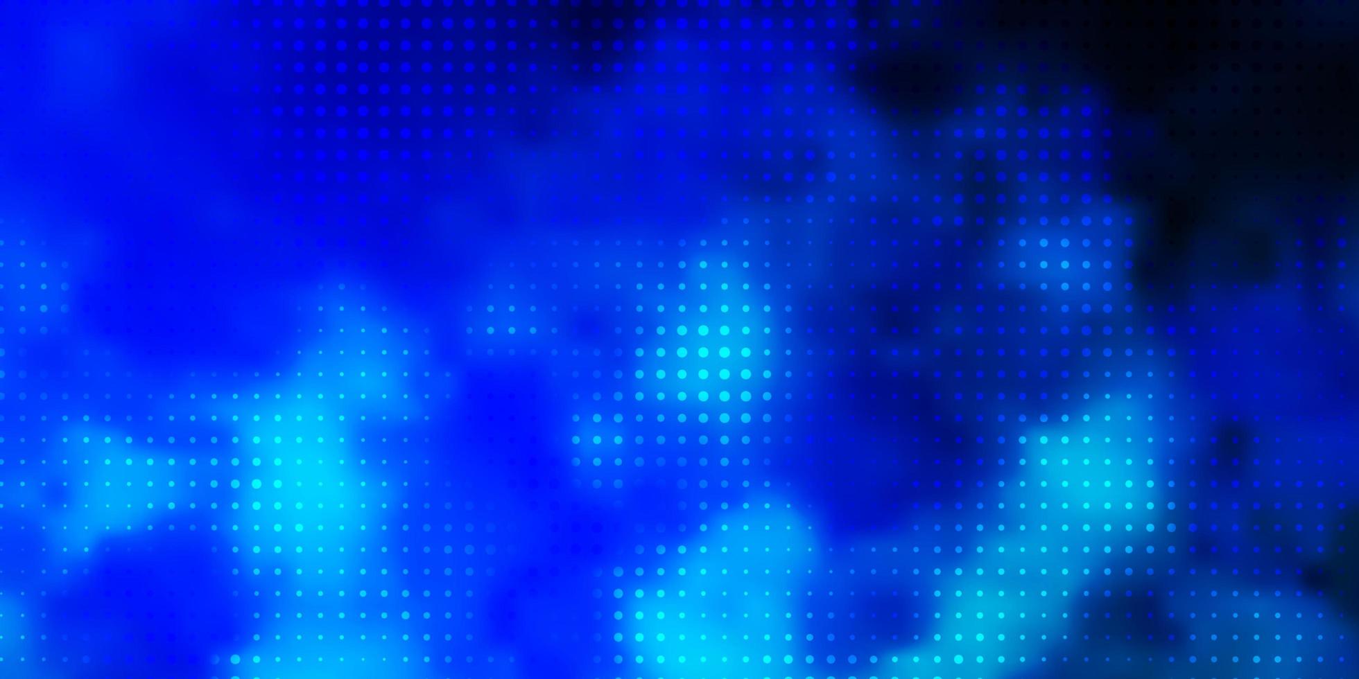 ljusblå vektor mönster med sfärer.