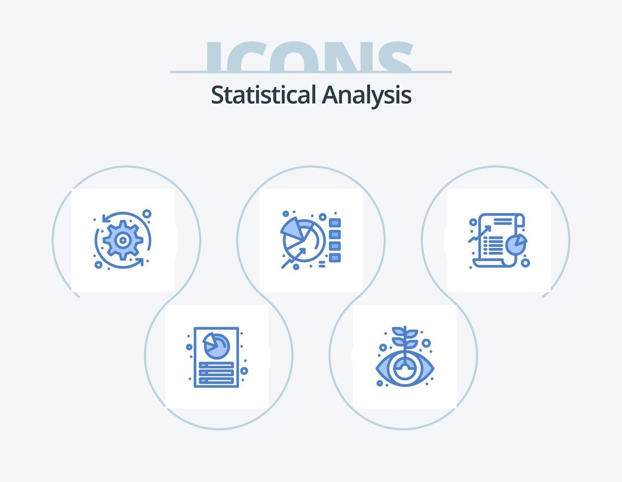 statistisk analys blå ikon packa 5 ikon design. Diagram. statistik. pilar. paj. Diagram vektor