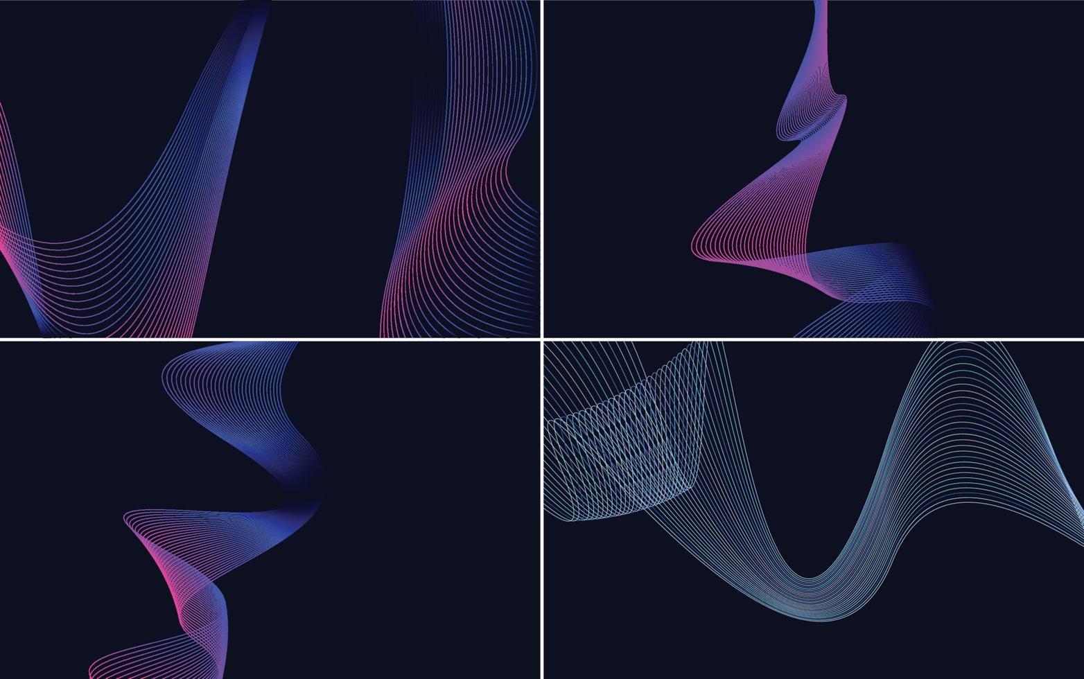 Sammlung von geometrischen Mustern mit minimalen Linien vektor