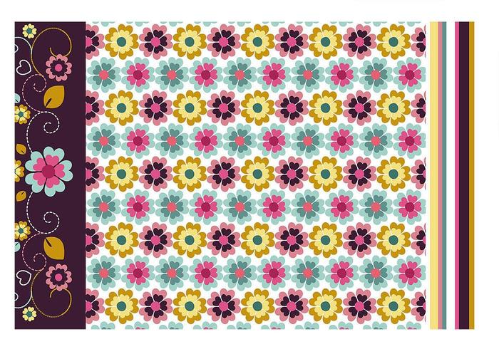 Floral Wallpaper und Pattern Vector Pack