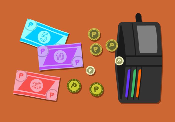 Geld in meinem Wallet Free Vector