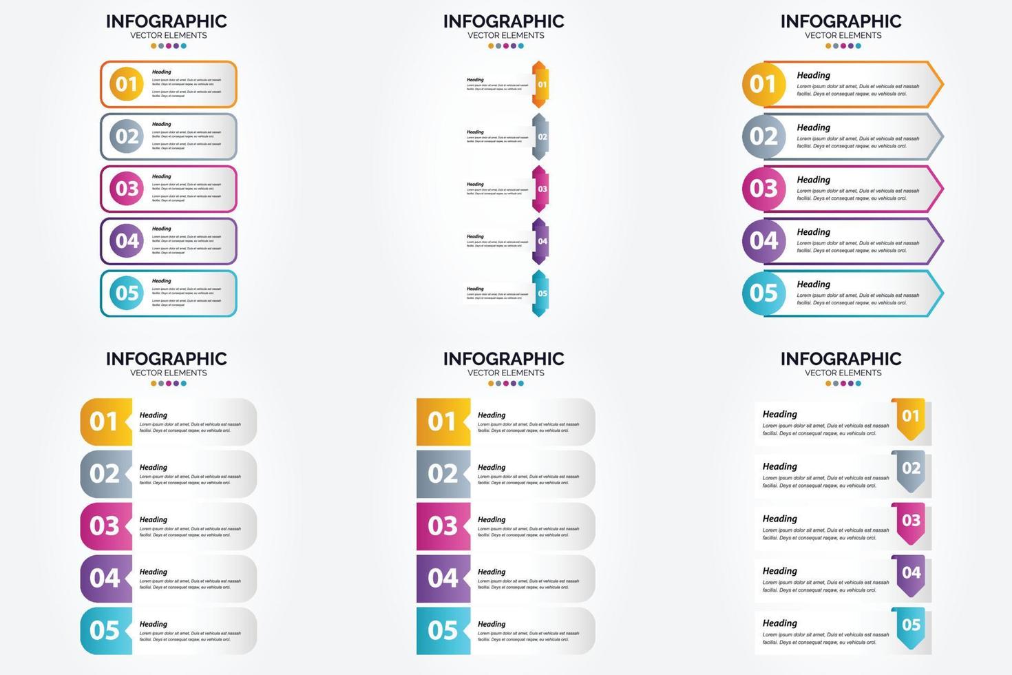 diese infografiken mit vektorgrafiken eignen sich ideal für werbung in einer broschüre. Flyer. oder Magazin. vektor