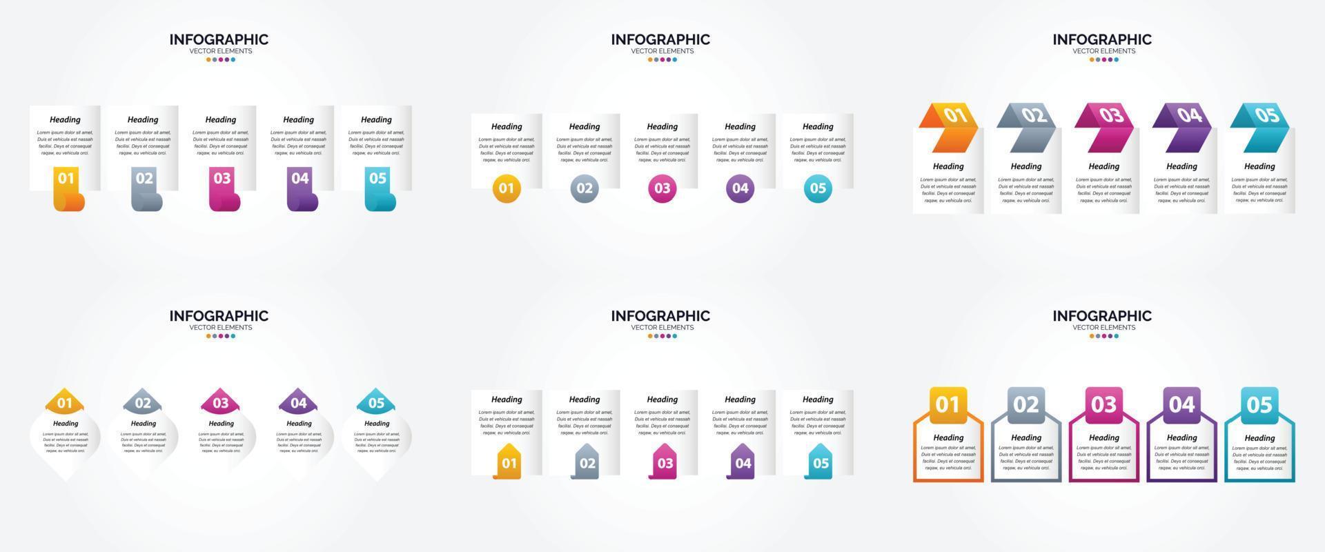 vektor illustration infographics platt design uppsättning för reklam broschyr flygblad och tidskrift