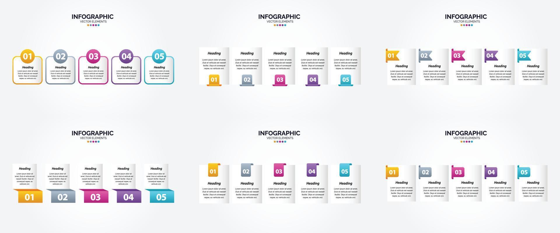 vektor illustration infographics platt design uppsättning för reklam broschyr flygblad och tidskrift