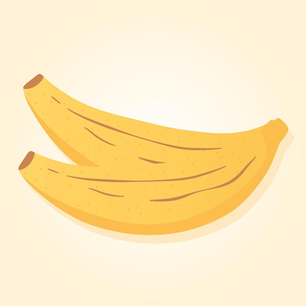 tropische Früchte Bananen Lebensmittel, Lebensmitteleinkäufe vektor
