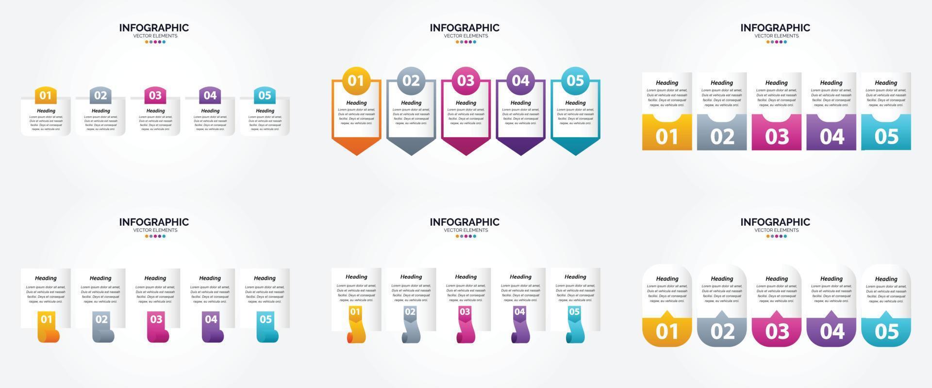 vektor illustration infographics platt design uppsättning för reklam broschyr flygblad och tidskrift