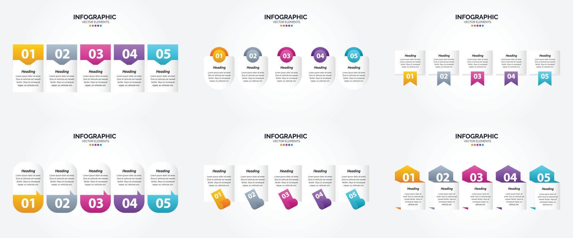 vektor illustration infographics platt design uppsättning för reklam broschyr flygblad och tidskrift