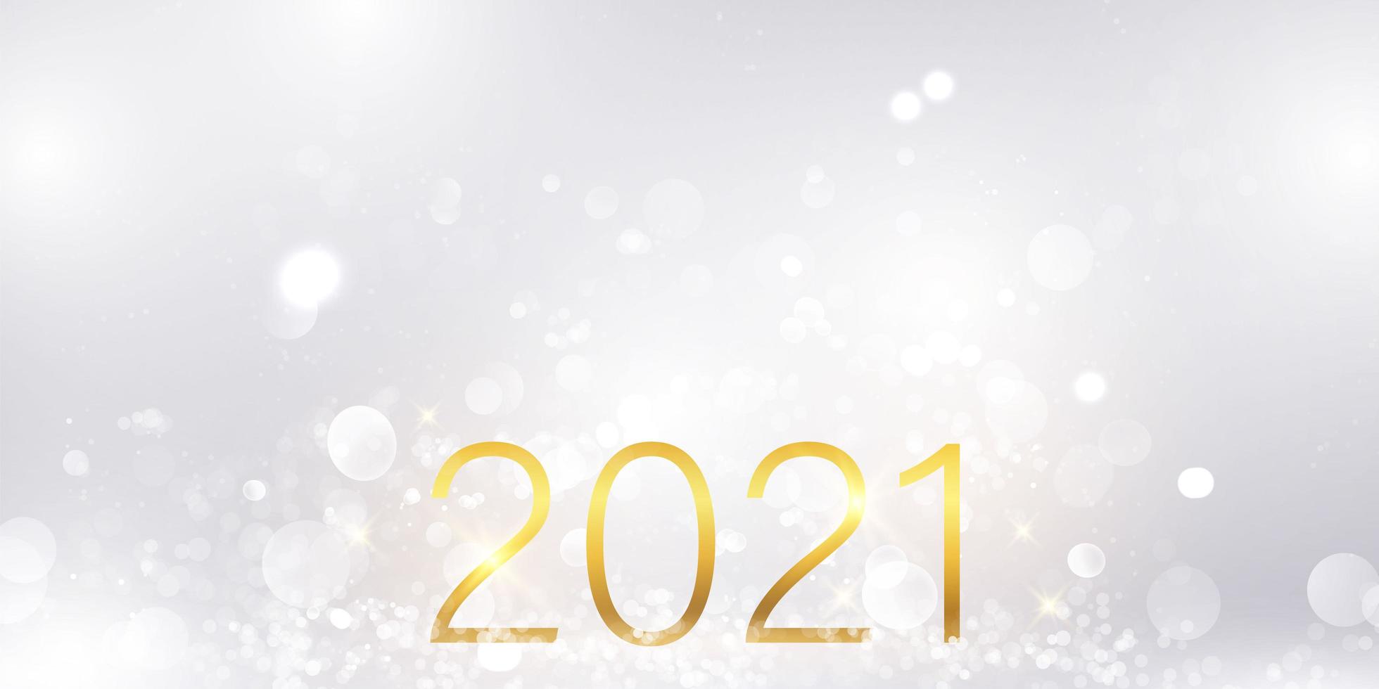 gott nytt år 2021 bakgrund. vektor