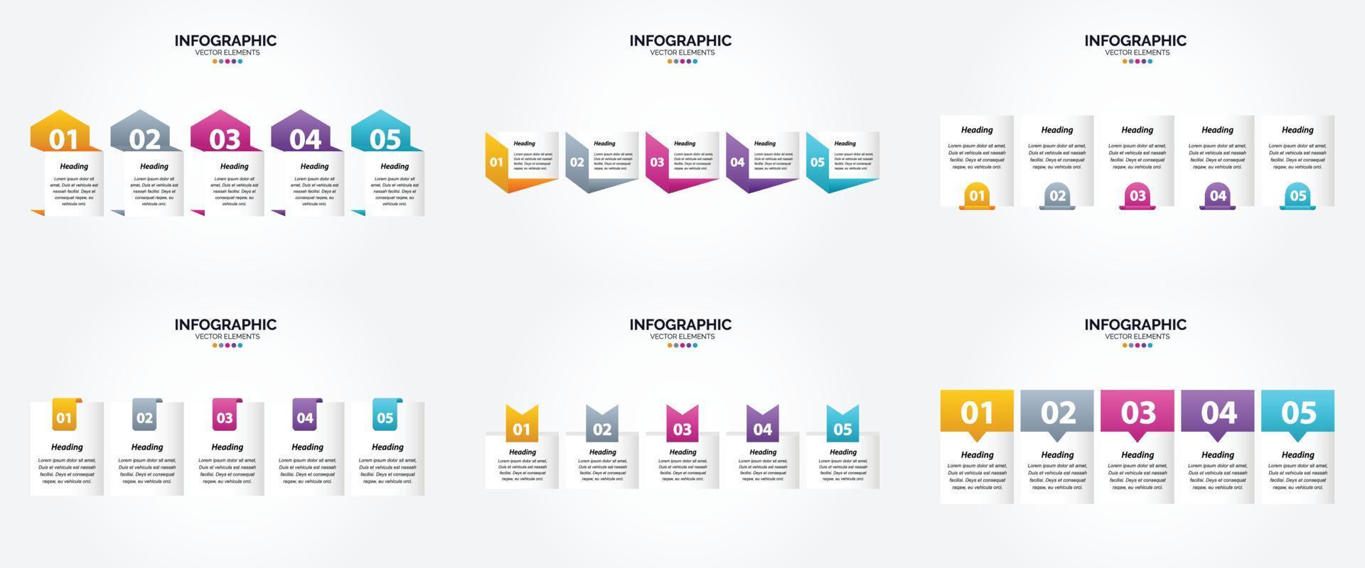 vektor illustration infographics platt design uppsättning för reklam broschyr flygblad och tidskrift