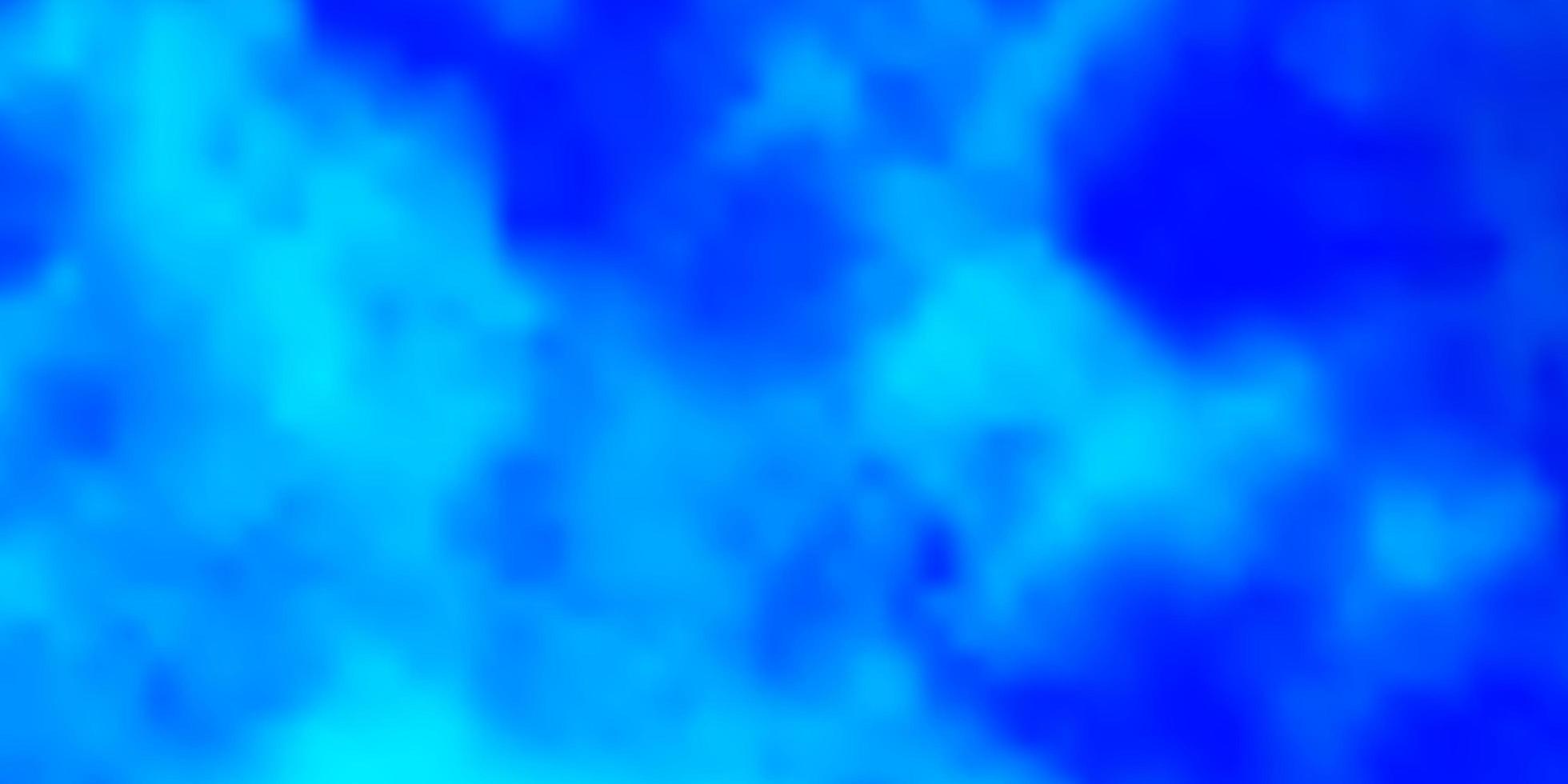 hellblauer Vektorhintergrund mit Wolken. vektor