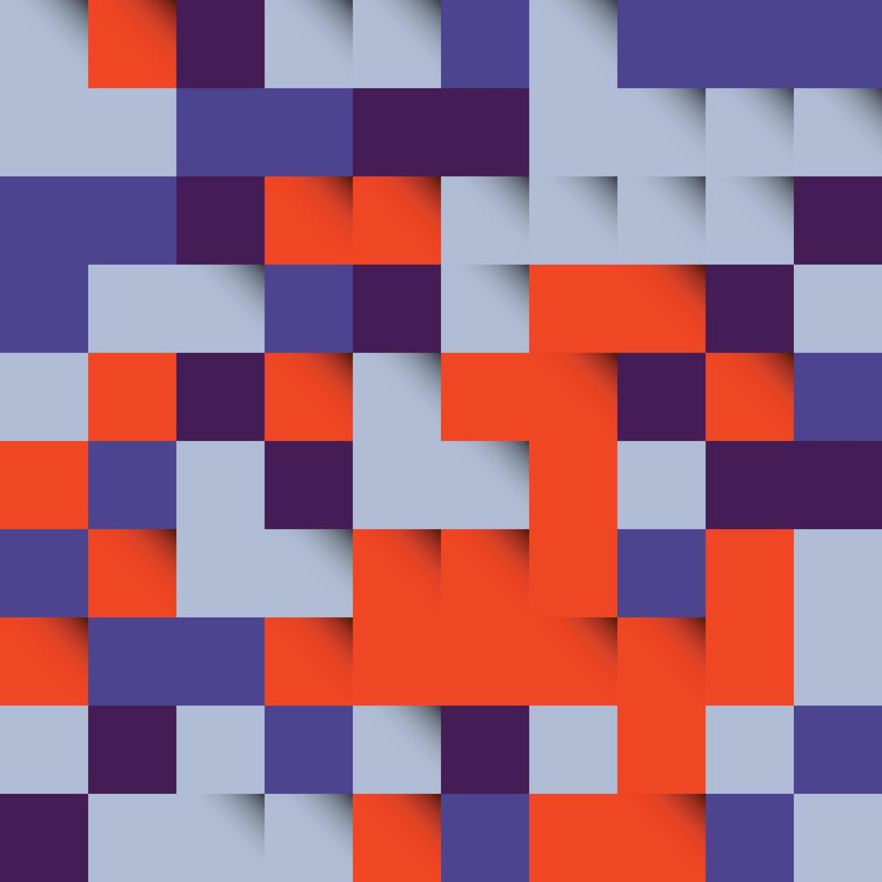 mörk blå och röd abstrakt kvadrater bakgrund design för affisch flygblad omslag broschyr vektor
